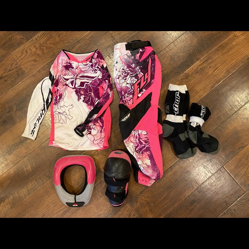 Fly Racing kinetic motocross youth combo